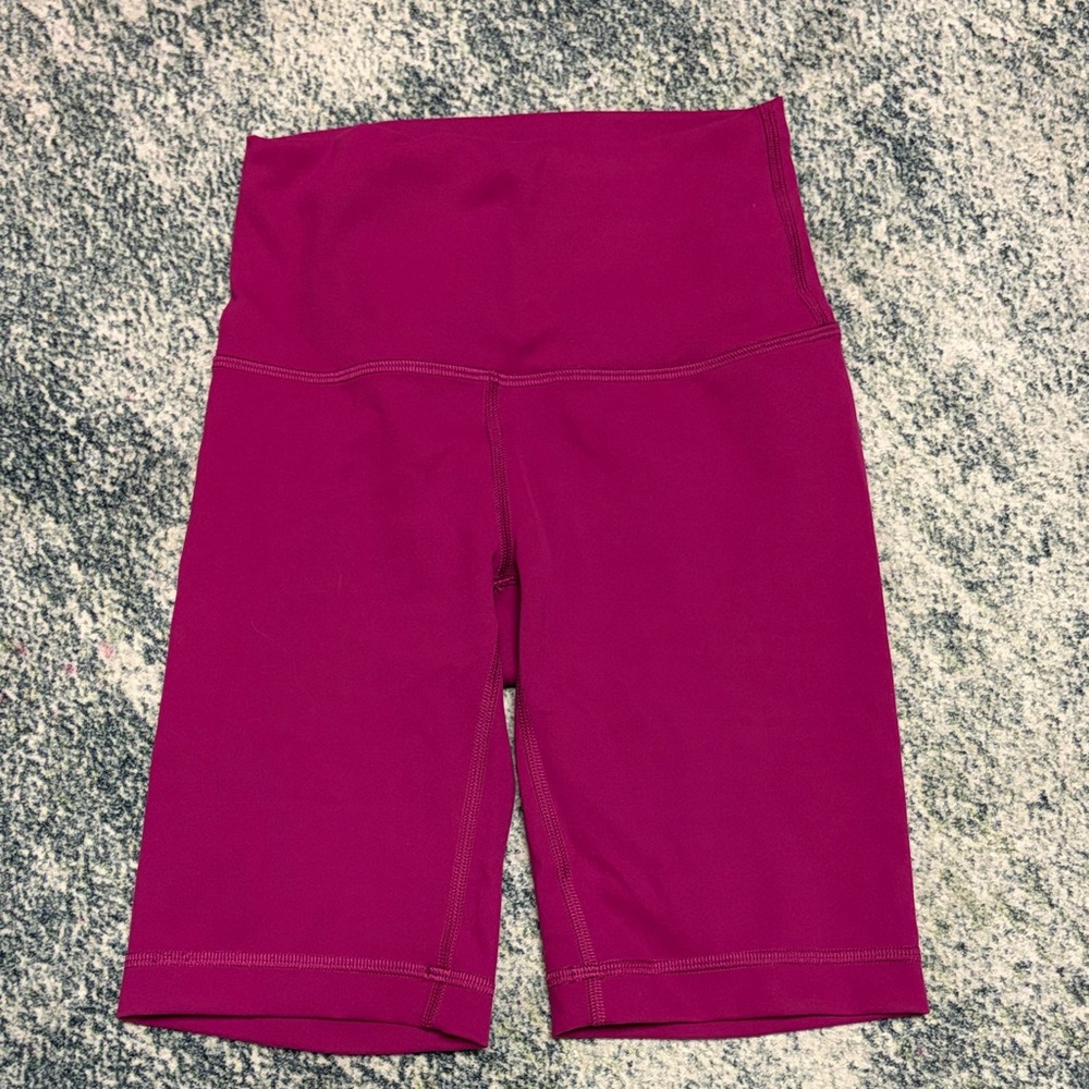 Lululemon Berry Biker Shorts